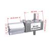 1pc 24V DC Geared Motor with Multi-Speed Options (1-210 RPM) - Durable, Low Noise, High Torque(1rpm 24v) view 3