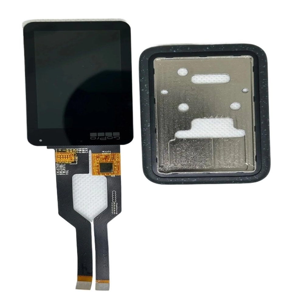Big Touch LCD Display Screen with Rear Frame Assy Compatible for GoPro Hero 12 Black Camera Replacement Part(12 Cover LCD)