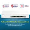 D-Link Guardian 700 Pro Multi-Gig Business Router with SFP (DBR-700), Router with Multi-WAN Failover, SPI Firewall, 8X 2.5GbE LAN with SFP, VPN, and Centralized Access Point Management (up to 15 APs) view 2