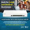 D-Link Guardian 700 Pro Multi-Gig Business Router with SFP (DBR-700), Router with Multi-WAN Failover, SPI Firewall, 8X 2.5GbE LAN with SFP, VPN, and Centralized Access Point Management (up to 15 APs) view 3
