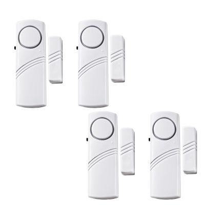 4 Pack Door Window Alarm,Home Magnetic Sensor Alarm,Home Security System Alert, Door Sensor Alert for Kids Safety Toddler, House, Office