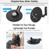 VESA Portable Monitor Stand, Compatible with Monitors Up to 19inch, Supports 50 x 50/75 x 75/100 x 100 (mm) VESA Mounting Holes, Supports Multi-Axis Rotation, Adjustable & Foldable view 4