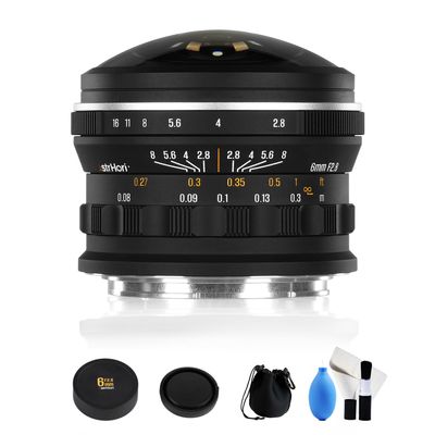 AstrHori 6mm F2.8 Full Frame Circular Fisheye Lens, 220 Ultra Wide Large Apeture Lens for Nikon Z Mount Cameras Z6 Z6II Z7 Z7II ZF ZFC,etc.