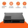 2U Rack-Mounted Server Chassis Supports Mini ITX Mini ATX Motherboard, Compatible with 3 Hard Disk Bits, One Front USB3.0 Interface, for Narrow Cabinet Environments view 2