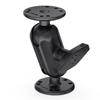 TUSITA 1.5" Universal Double Ball Mount with Two AMPS Round Plates, C Size Double Socket Arm - Short for Drill-Down Mounting view 1