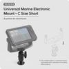 TUSITA 1.5" Universal Double Ball Mount with Two AMPS Round Plates, C Size Double Socket Arm - Short for Drill-Down Mounting view 2