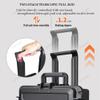 ZHIXUMM 2-in-1 Wheeled Camera Backpack, Rolling Luggage Case with Handle and Anti-Shock Dividers, Weatherproof Hard Case, Ip67 Waterproof Case for Camera, for Cameras, Drones, and Gear Black view 4