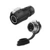 2-pin M16 size power circular connector female and male socket IP67 view 1