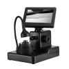 1000X Digital Microscope, with Flip HD Screen, Three-Axis Fine Focus Microscope Digital, Flexible LED Light and All-in-One Design for Diamond Girdle Code Inspection view 1
