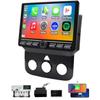 4G Network Radio for Dodge RAM 2013 2014 2015 2016 2017 2018 Upgrade,Carbon Fiber Style,QLED Touch Screen Stereo Replacement,Wireless carplay Android auto view 1