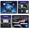 4G Network Radio for Dodge RAM 2013 2014 2015 2016 2017 2018 Upgrade,Carbon Fiber Style,QLED Touch Screen Stereo Replacement,Wireless carplay Android auto view 4