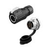 4 pin M16 size power connector male and female socket waterproof IP67 view 1