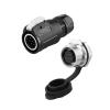 7 pin M16 size power connector male and female socket outdoor IP67 view 1