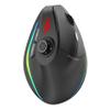 TRELC Wireless Gaming Mouse with 5 D Rocker, 24000 DPI/11 Programmable Buttons, Ergonomic Mouse for 2 Devices Connection (BT+2.4GHz), Vertical Rechargeable Mice for PC/Laptop/E-Sports/Gamer (Black) view 1