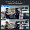 BOBLOV KJ25 1080P 128G Body Cam, 3000mAh with 10-13Hrs Recording M11 Police Body Camera: 3.2K Body Camera with Big Button view 2