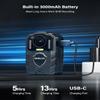 BOBLOV KJ25 1080P 128G Body Cam, 3000mAh with 10-13Hrs Recording M11 Police Body Camera: 3.2K Body Camera with Big Button view 3