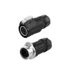 5-pin M16 size power connector cable to cable IP67 view 1