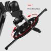 Universal Projector Stand - Pneumatic Wall/Ceiling Mount Adjustable Rotary Telescopic Bracket for Office and Home Theater Heavy-Duty Projector Shelf Hanger view 3