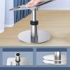 FENOKD Projector Bracket Projector Table Top Support Household Bed Head Elevating Adjustable Tray Bedroom Projector Mobile Telescopic Universal Bracket Projector Stand (Grey ),Grey view 4