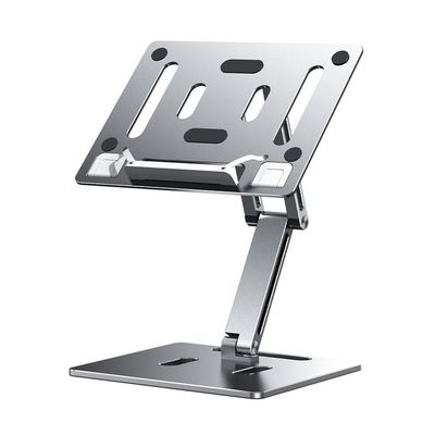 liuzhiwan Laptop Stand, Laptop Stand for Desk, Height/Angle Adjustable Aluminum Notebook Foldable Bracket(Silver)