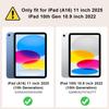 GYSYZJDH Keyboard Case for iPad 11th (A16, 2025) and iPad 10th Generation 10.9 inch (2022), Slim Folio Cover with Detachable Bluetooth Keyboard & Kickstand, Protective Ghosts Flying Design view 2