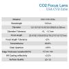 1pc Focus Lens 3/5/10PCS USA CVD Focus Lens ZnSe Dia 20mm FL50.8/63.5 for 0-200W CO2 Laser(5PCS USA CVD,63.5mm) view 4