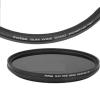 FOTGA Fader Variable Adjustable Slim Neutral Density ND Lens Filter ND2 to ND400 ND Neutral Density Filter for Canon RF 50mm F1.8 STM RF16mm F2.8 STM (77mm) view 4