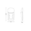 liuzhiwan Laptop Stand, Mini Foldable Laptop Stand, 2Pcs Ultra-thin Portable Invisible Bracket for 13"-17.3" Notebook(Silver) view 2