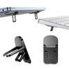 liuzhiwan Laptop Stand, Mini Foldable Laptop Stand, 2Pcs Ultra-thin Portable Invisible Bracket for 13"-17.3" Notebook(Silver) view 4