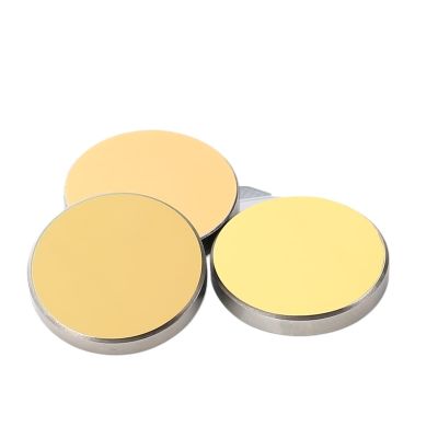 1PCS 3PCS Co2 Lens Reflective Si Mirrors Lens for Acrylic Laser Gold-Plated Silicon Reflector Lenses(Si Mirror 3Pcs,20mm)