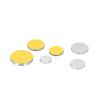 1PCS 3PCS Co2 Lens Reflective Si Mirrors Lens for Acrylic Laser Gold-Plated Silicon Reflector Lenses(Si Mirror 3Pcs,20mm) view 2