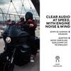 EXOCOM LINK-1C Motorcycle Helmet Communication System Intercom - Slim 40mm HD Speakers with Bluetooth Intercom + Noise Cancellation, Compatible with All Helmets, Black, Dual Pack Headset Kit view 3
