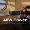 YEAHBOX X-Boom Go Portable Bluetooth Speaker, Max 40W Hi-Fi Sound, Dome Tweeter & Track Bass Driver, Dual EQ Modes, IP65 Waterproof, RGB Light Show, TWS Stereo Pairing, Bluetooth 5.4, 10H Playtime view 2