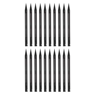 PATIKIL 8 x 150 mm Spudger Pry Tool, 20Pcs Antistatic Carbon Fiber Safe Dual Ends Opening Pry Repair Tools Kit for Smart Mobile Phone Tablet Laptop PC Game Machine, Black
