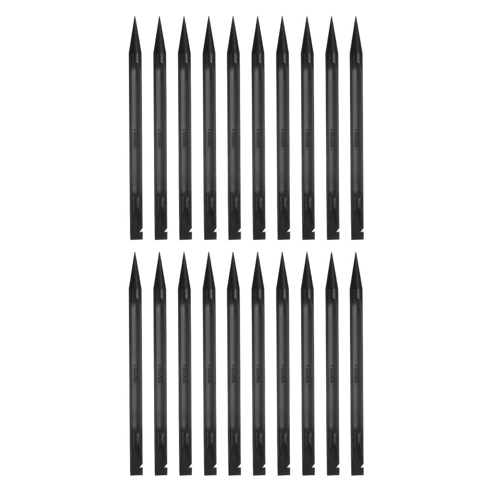 PATIKIL 8 x 150 mm Spudger Pry Tool, 20Pcs Antistatic Carbon Fiber Safe Dual Ends Opening Pry Repair Tools Kit for Smart Mobile Phone Tablet Laptop PC Game Machine, Black