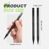 PATIKIL 8 x 150 mm Spudger Pry Tool, 20Pcs Antistatic Carbon Fiber Safe Dual Ends Opening Pry Repair Tools Kit for Smart Mobile Phone Tablet Laptop PC Game Machine, Black view 2