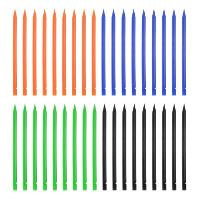 PATIKIL 6 x 150 mm Spudger Pry Tool, 36Pcs Antistatic Plastic Dual Ends Opening Pry Repair Tools Kit for Smart Mobile Phone Tablet Laptop PC Game Machine Electronics Devices, 4 Colors