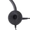 Pilipane Monaural Phone Headset with Noise Canceling Microphone Volume Adjustable Office Telephone Headset with USB C to USB Adapter for Call Center Black view 1