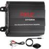 Pyle 2-Channel Marine Amplifier, 400W Waterproof Amplifier for Boat Stereo Systems, Compact Marine Audio Amplifier with Wired Volume Control, RCA/AUX/MP3 Input, Weatherproof Design for Outdoor Use view 1