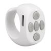 Zunate Bluetooth Remote Control, Scrolling Ring, Wireless Ring Phone Zoom Remote, Content Creator Must Have Selfie Essentials for Tiktok Photo Video Recording (White) view 1