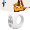 Zunate Bluetooth Remote Control, Scrolling Ring, Wireless Ring Phone Zoom Remote, Content Creator Must Have Selfie Essentials for Tiktok Photo Video Recording (White) view 4