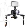 Asixxsix Universal Shoulder Rig Kit, Camera Shoulder Mount Kit for DSLR Video Camcorder Stabilizer, Adjustable Brackets & Handles, Anti Shake Aluminum Alloy Support System view 2