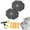 NVX FRING68 Basic Speaker Installation Kit - 2 Piece 5x7 / 6x8 Self-Adhesive Foam Speaker Ring Baffle Kit + 2 Sheets Sound Dampening Material and Roller with 6 Piece Removal Tool Kit view 1