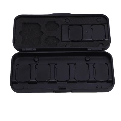 Wisoqu Filter Case, Camera Lens Filter Storage Box for OS MO PO CKET 3, 10 Slots Shock Absorbing Water Proof Lens Filter Pouch, Travel Protective Cover for Photography Accessories