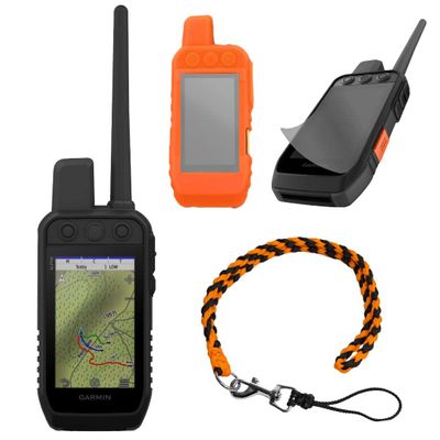 Alpha 300I Bundle and Save - Orange Rubber Cover, Screen Saver and Orange Lanyard