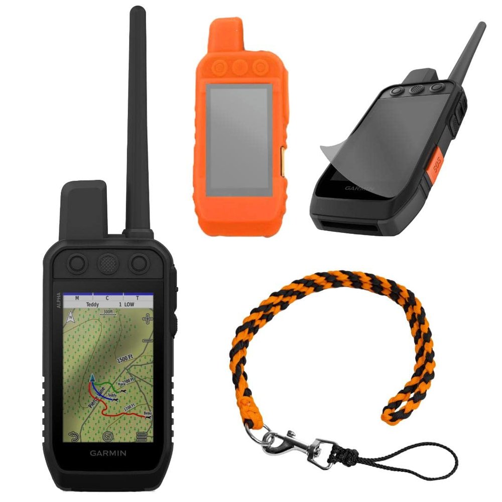Alpha 300I Bundle and Save - Orange Rubber Cover, Screen Saver and Orange Lanyard