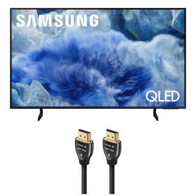 Samsung QN43Q8FAAFXZA 43 Inch Class QLED Q8F 4K Vision AI Smart TV with an AudioQuest Pearl 1.5M 48G 8K-10K HDMI Digital Cable (2025)