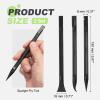 PATIKIL Spudger Pry Tool, 6Pcs Antistatic Carbon Fiber Safe Dual Ends Opening Pry Repair Tools Kit for Smart Mobile Phone Tablet Laptop PC Game Machine Electronics Devices, Black view 2