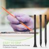 PATIKIL Spudger Pry Tool, 6Pcs Antistatic Carbon Fiber Safe Dual Ends Opening Pry Repair Tools Kit for Smart Mobile Phone Tablet Laptop PC Game Machine Electronics Devices, Black view 4