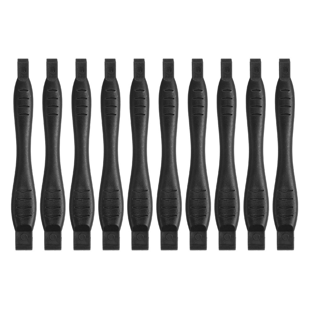 PATIKIL 12 x 120 mm Spudger Pry Tool, 10Pcs Plastic Dual Ends Opening Pry Repair Tools Kit for Smart Mobile Phone Tablet Laptop PC Game Machine Electronics Devices, Black